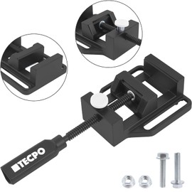 TECPO Parallel Vice Workshop Machine Vice Made of Aluminium 65 mm