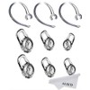 ALXCD Ear Gels & Earhook for Plantronics, 6 Pcs (Small/Medium/Large)