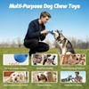 Cawjug Indestructible Dogs Treat Toys for Boredom, Natural Rubber Interactiev