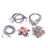Charm Bracelet Making Kit Basic Bracelets Colored Beads Pendants Jewelry