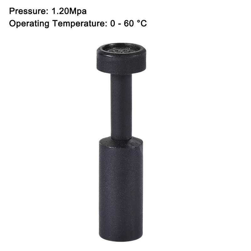 sourcing map Pressure to Connect Connectors, Cap Style Pneumatic Blanking