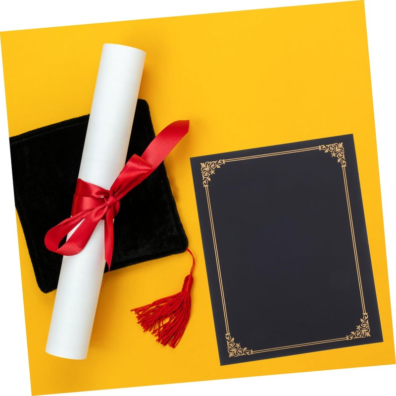 Operitacx Letter Size Certificate Holders Gold Foil Award Wedding Graduation