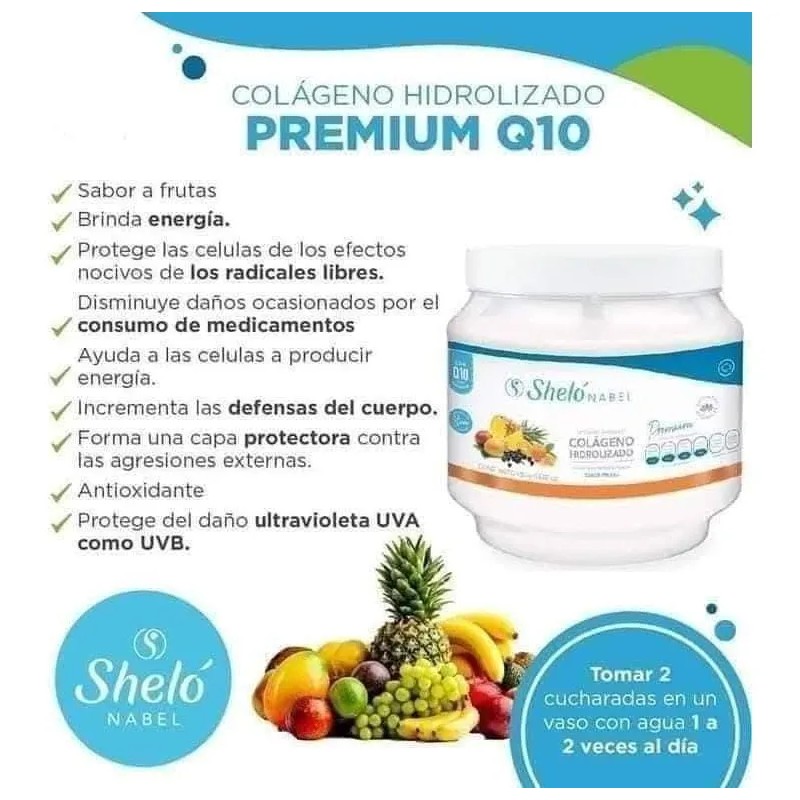 4 Premium Q10 Colageno Hidrolizado / Mejora Aspecto De Piel