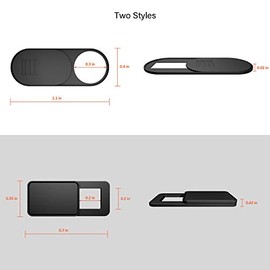 Cubierta Webcam , 6 Tapas Webcam Cover Deslizantes UltraFinas para Cámara Web de Portátil, iMac, MacBook Pro, Mac, Ordenador, SmartPhone, Tablets Prot