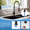 Hibbent Stainless Steels Pull Down Kitchen Faucet Head Replacement, 3