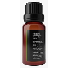 Aceite Esencial de Orégano (Origanum vulgare) - 100% PURO PREMIUM QUALITY - 15 ML