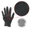 Masterpart Raised Diamond Grip Non Slip Chemical Resistant Black Nitrile