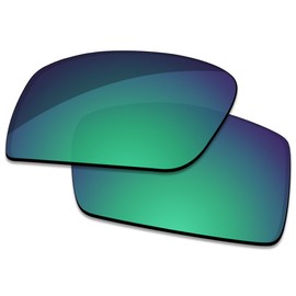 Acefrog 1.4 mm thick AR coated polarised replacement lenses for Oakley Crankshaft OO9239 sunglasses - Moss Green - Inar Coated Polarized 1.4mm Thick