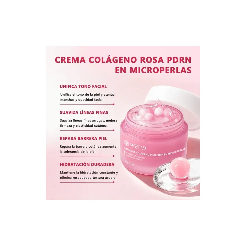 Aclarante Kit Facial Pdrn Salmón Colágeno Antiedad Weud 4pc