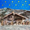 Gesar 2 Sheets 100 x 70 cm Paper Nativity Canopy