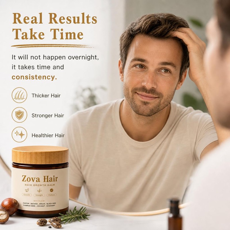 1PCSZova Hair Growth Balm,Deep Scalp Nourishing Hair Treatment