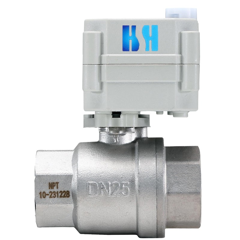 HSH-Flo 1" DN25 110-230VAC Normally Closed CF8/Stainless Steel 304 Manual