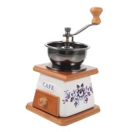 KICHOUSE Elegant Manual Coffee Machine Grinder Ceramic Burr Coffee Bean Mill Mini Pepper Grinder Space-saving for Kitchen
