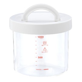 TANICA Glass Contents (YS-02) Only Compatible with Yogur-Tier S (YS-01), Yogur-Tier (YM-1200), KAMOSICO (KS-02/KS-12) Compatible (White)