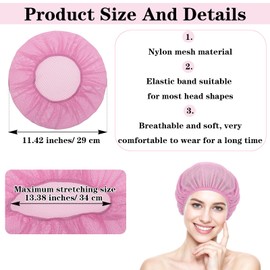 4 Pcs Hair Nets For Sleeping,Mesh Sleep Bonnet For Sleeping,Night Curly Hair Nets Sleep Caps For Women,Comfortable And Breathable Mesh Sleeps Bonnet For Home Use (White, Pink, Light Blue, Black)