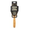 UD_Bass Compact Paddle Hair Brush 1 Count Large Oval Wild Boar Nylon Bristle ABS Handle Ionic Type Plastic Material