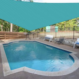 Windscreen4less 4' x 17' x 17.5' Sun Shade Sail Right Triangle Outdoor Canopy Cover UV Block for Backyard Porch Pergola Deck Garden Patio (Turquoise)