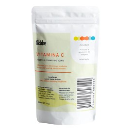 Vitamina C Fosfatada Cosmética Sérum Ascorbil Fosfato, Protector Daño Solar Tipo de piel Grasa, Hebbe 10g