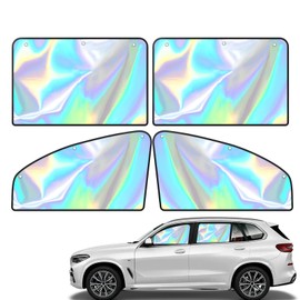 Car Window Shades | Side Automotive Window Sunshades - UV Protection & Anti-Glare for Driving Safety, Breathable Heat Shield for Long Road Trips & Camping