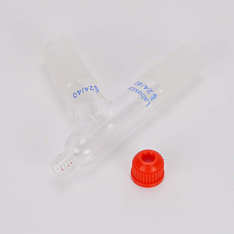 Labasics 3 Way Distilling Thermometer Adapter with 24/40 Joints and