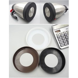 Gteller 2 tapas protectoras de silicona para tarros de alimentos (negro, 125 mm)