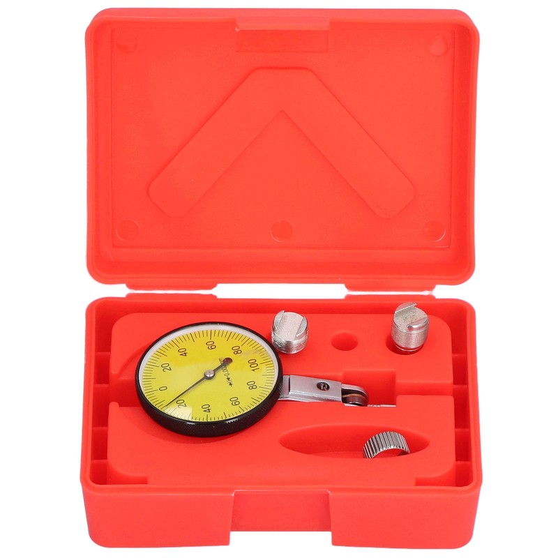 Dial Indicator Stainless Steel 0 to 0.2mm Leverage Shockproof Measuring