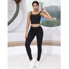 LUYAA - Brasier deportivo para mujer, sin espalda, acolchado, para