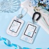NICENEEDED 2 PCS Cloud Bear Photocard Holder with Spiral Wrist