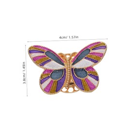 Operitacx 2 Stück Schmetterlingsförmiger Nadel Minder für Stickerei und Quilting Buntes und Lustiges Nähzubehör für Diy Projekte