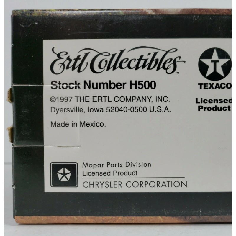Ertl Collectibles Texaco Maxwell Touring Car H500 Series 14 Die
