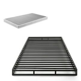 ZINUS Quick Lock Metal Smart Box Spring, 4 Inch Mattress Foundation, Strong Metal Structure, Easy Assembly, Twin, White