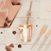 Neviti 778043 Paper Cups, Rose Gold