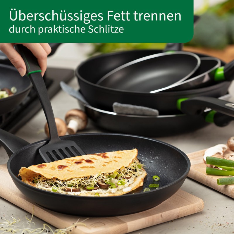 FACKELMANN Chefkoch Meets Slotted Turner - Ideal for Turning Vegetables,