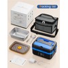 Luckit Cordless Electric Lunch Box for Adults, 16000mAh Battery-Powered Heated