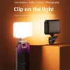 F6 LED fill light selfie light with 3 lighting modes