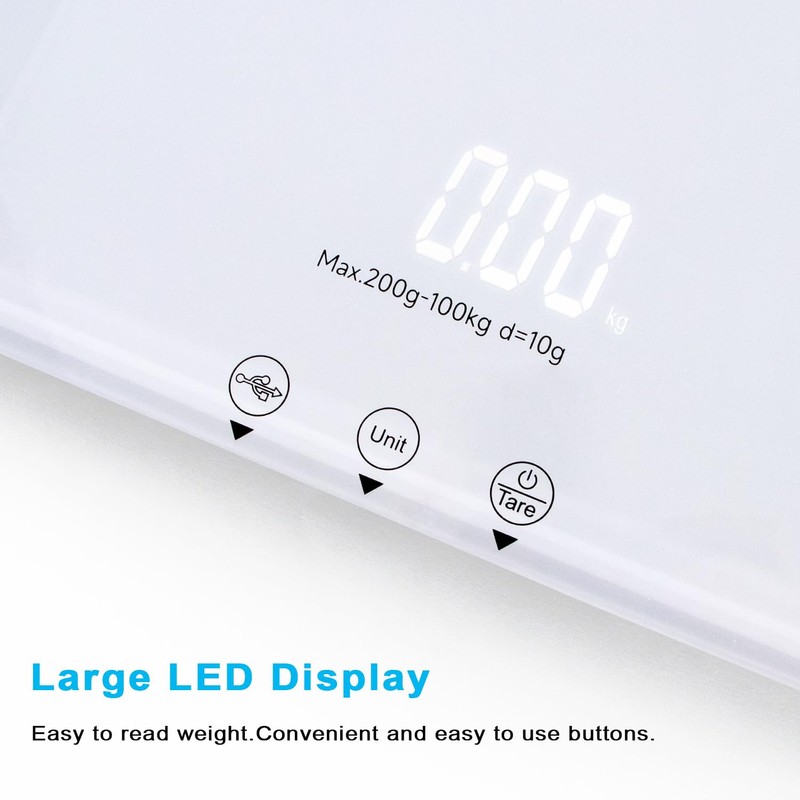 UNIWEIGH Digital Pet Scale 220lbs x10g Accuracy,Dog/Cat Animal Scales with