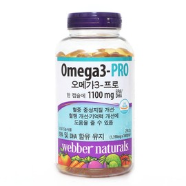 Weber Natural Omega Pro/1,390mg x 180 capsules / 웨버네츄럴오메가프로/1,390mg x 180캡슐