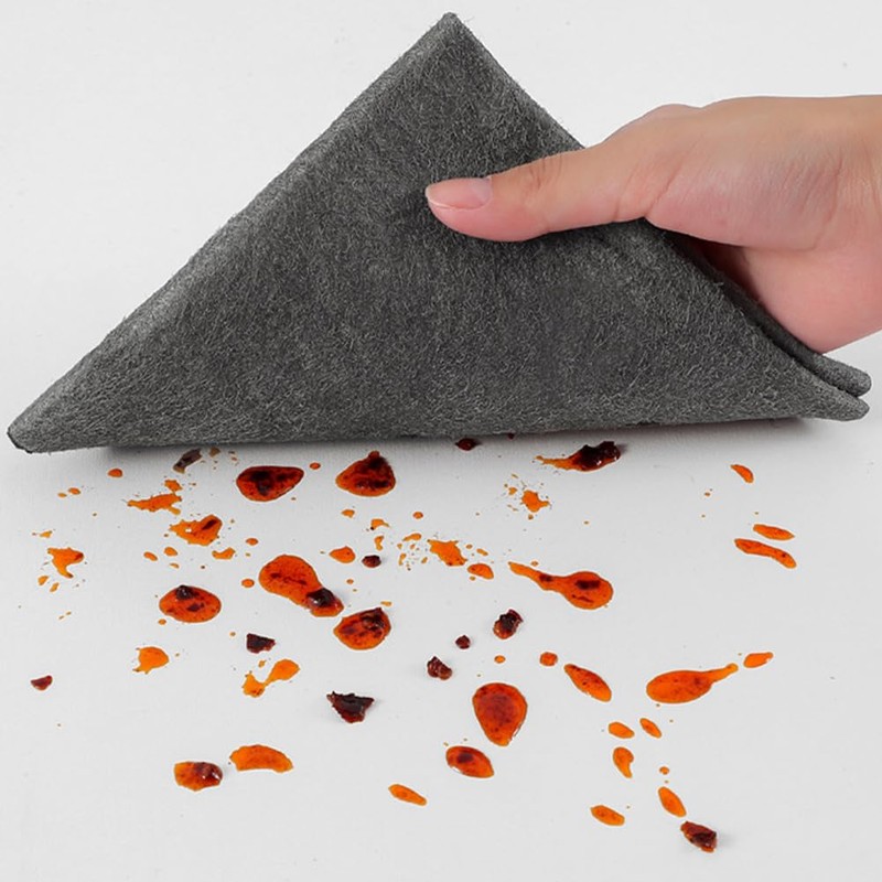 5 Pcs Thickened Magic Cleaning Cloths, 30 x 30cm Window