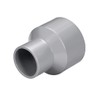 sourcing map PVC Pipe Connector Water Connectors Coupling Grey 50