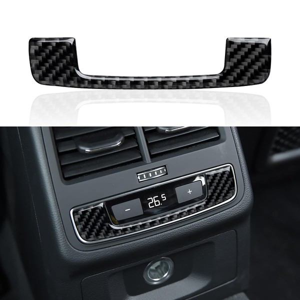 Car Air Conditioning Vent Sticker Cover Carbon Fibre Trim for