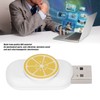 USB Flash Drive Innovative Lemon Shape Portable Durable Stable Moistureproof