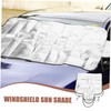 SUPVOX Universal Car Windshield Cover Frost Guard Sunshade Easy Installation