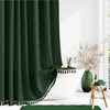 Dynamene Stall Fabric Shower Curtain, 54x78 Inch Boho Tufted Chevron