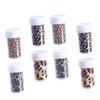 Minkissy 2pcs Leopard Nail Art Decals Transfer Stickers for Stunning