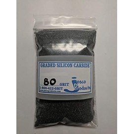 JESCO 5lb 80 Grit Silicon Carbide, Ideal for The 1st Step of Tumbling.