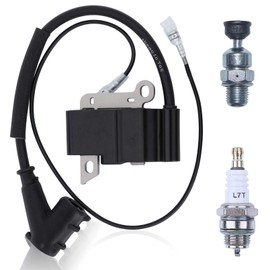 Hyceker MS661 Ignition Coil Module Spark Plug Kit For Stihl MS661 MS 661 Chainsaw Ignition Module Assy 1144 1310 B Stihl MS661 Ignition Coil Magneto 1144 400 1301, 11444001301 (Non-M-Tronic Type)