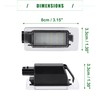 Motoforti LED License Plate Lights, Rear Tag Light Kit Assembly,