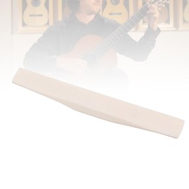 Totority Replacement Bridge Saddle for Acoustic Guitar 75mm Classical Guitar Saddle Bone Premium Buffalo Bone