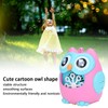 Bubble Machine Cute Cartoon Owl Shape Kids Electric Bubble Machine