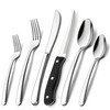 HaWare 48-Piece Heavy Duty Silverware Set for 8, Stainless Steel